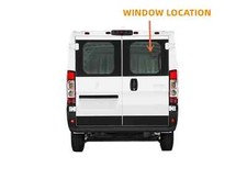 Se adapta a camioneta de carga Ram Promaster 2014-2025 pasajero ventana trasera derecha vidrio térmico