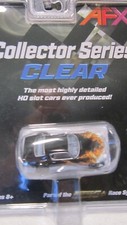 AFX COLLECTOR SERIES CLEAR 1970 CAMARO BLACK WITH YELLOW FLAMES HO SLOT CAR