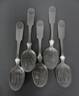 Franklin Mint 13 State Pewter Spoons  ~Original American Colonies — photo 4