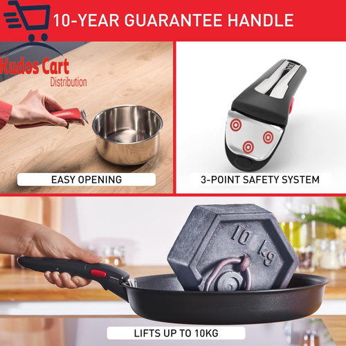 Tefal Ingenio Easy On13pz Set Pentole e Padelle Impilabili Facile Pulizia Antiaderente - Foto 4 di 15