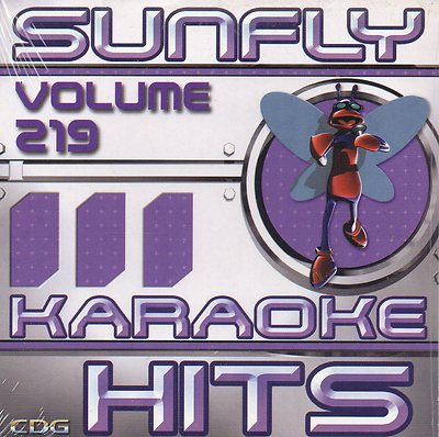 Sunfly Karaoke Hits - SF219 - Karaoke Pop Chart Hits ft Outkast, blaue CDG-Disc