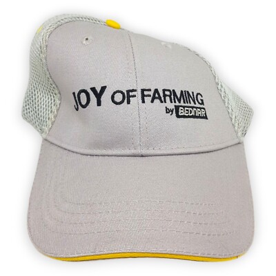 Joy Of Farming by Bednar Cap Grau Neu Mütze Basecap Herren Kappe Landtechnik