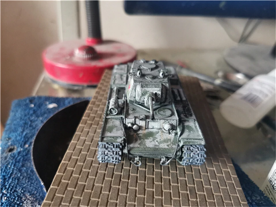 1/72 Soviet KV-1 Heavy Tank Painted Finished Model - Image 4 of 4