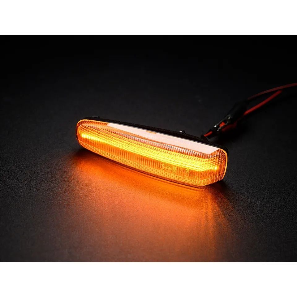 Sequential Side Marker Turn Signal Light Clear For 90-00 Nissan