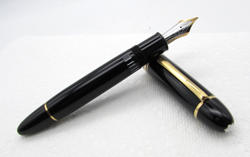 Montblanc no. 149 Diplomat 14k Gold M Nib Black fountain pen - Picture 7 of 23