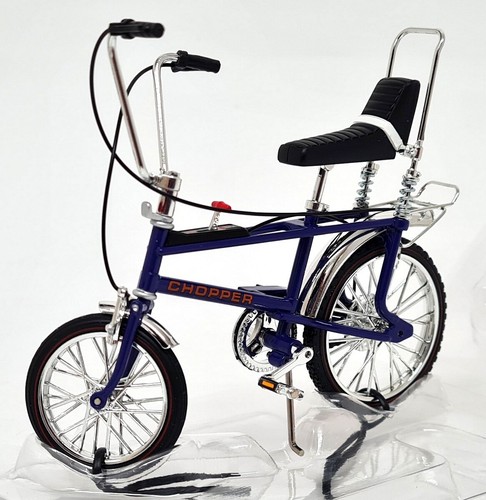 Toyway 1/12 - Chopper MK2 Model Bicycle Purple Retro 70's Bike The Hot One - Picture 4 of 8
