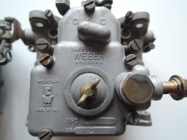 WEBER Bologna Italy 40DCOE2 Used PAIR of CARBURETORS Alfa Romeo BMW Lotus