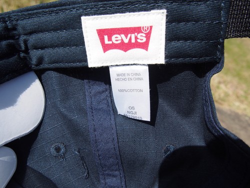 NEW WITH TAGS Levi 's Strauss & Co San Francisco Strapback Hat Blue Vintage Look - Picture 8 of 8