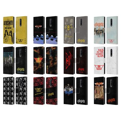 OFFICIAL AEROSMITH CLASSICS LEATHER BOOK WALLET CASE COVER FOR ONEPLUS PHONES