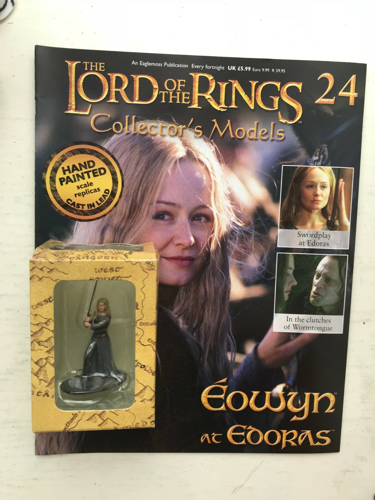 LORD OF THE RINGS COLLECTOR'S MODELS ISSUE 24 EOWYN EAGLEMOSS FIGURE FIGURINE