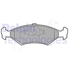 DELPHI Scheibenbremse Bremsbelagsatz Für FORD Escort ''81 Express ''86 IV 118589