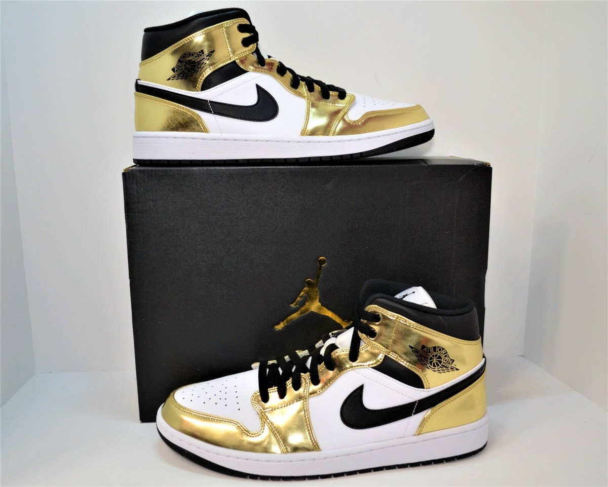 Air Jordan 1 MID SE’メタリックゴールド DC1419-700 Nike Air Jordan 1 Mid SE Metallic Gold Black DC1419-700 11