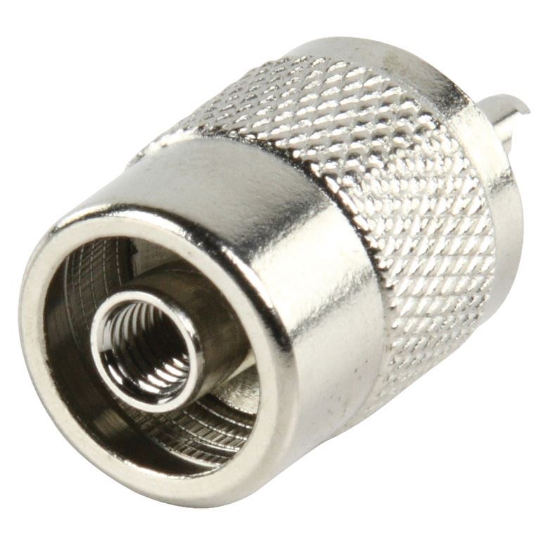 UHF PL259 Male Plug Radio Antenna Solder Adapter for RG58 Coaxial Cable