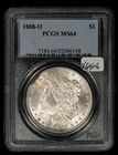 1888-O $1 Morgan Silver Dollar - Frosty Coin - PCGS MS 64 - SKU-X6806