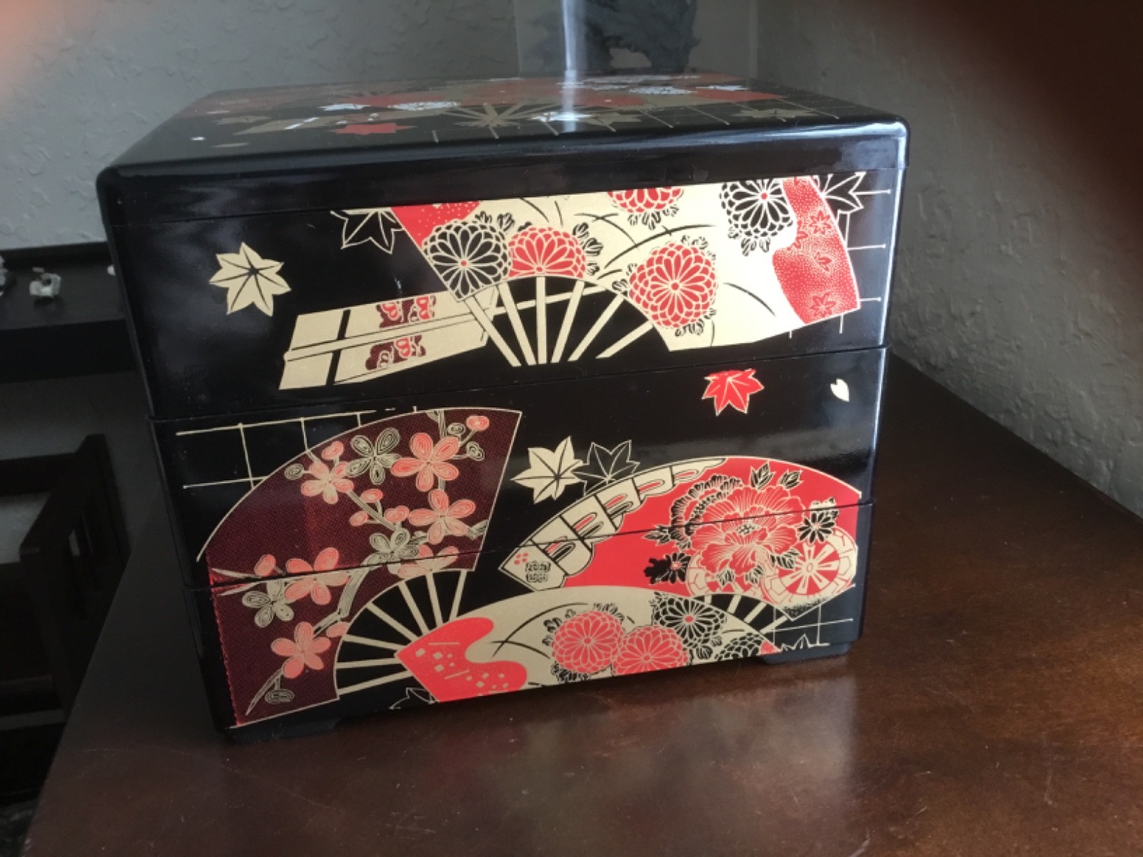 Container Three Layer Plastic Made In Japan 7.5 Inches