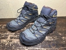 Salomon X Ultra Mid GTX Hiking Boots Mens 11.5 Gray Contagrip