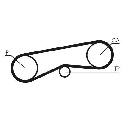 CONTINENTAL CTAM Zahnriemen CT780 für DAIHATSU
