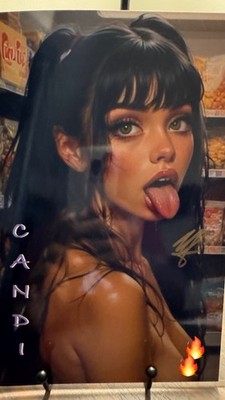 Candi #1 Cover C Toppless & Full | Hole In One Comics Signed by Artist  w/ COA