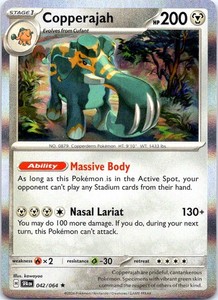 Copperajah 042/064 Shrouded Fable Holo Rare