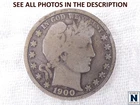 NobleSpirit (RB) Popular Better Barber Half 1900 Original Surface Choice G/VG