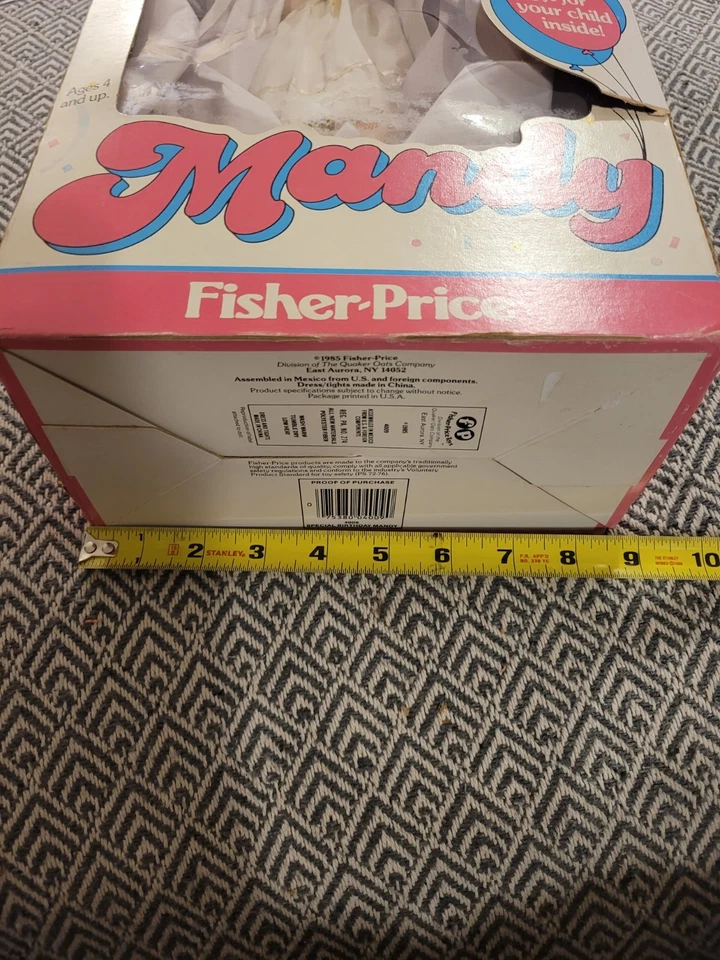 Vintage 1985 Fisher Price My Friend Special Birthday Mandy Doll W/ Original Box - Image 2 of 4