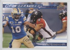 2023 Upper Deck CFL CFL Greatness Blue 216/299 Nic Demski #CG-ND 1o9l