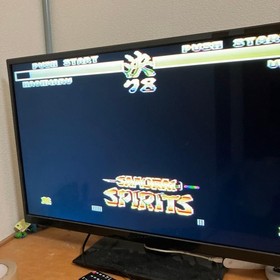 SNK Neo Geo Neogeo AES ROM Console System with 4Games Tested Used