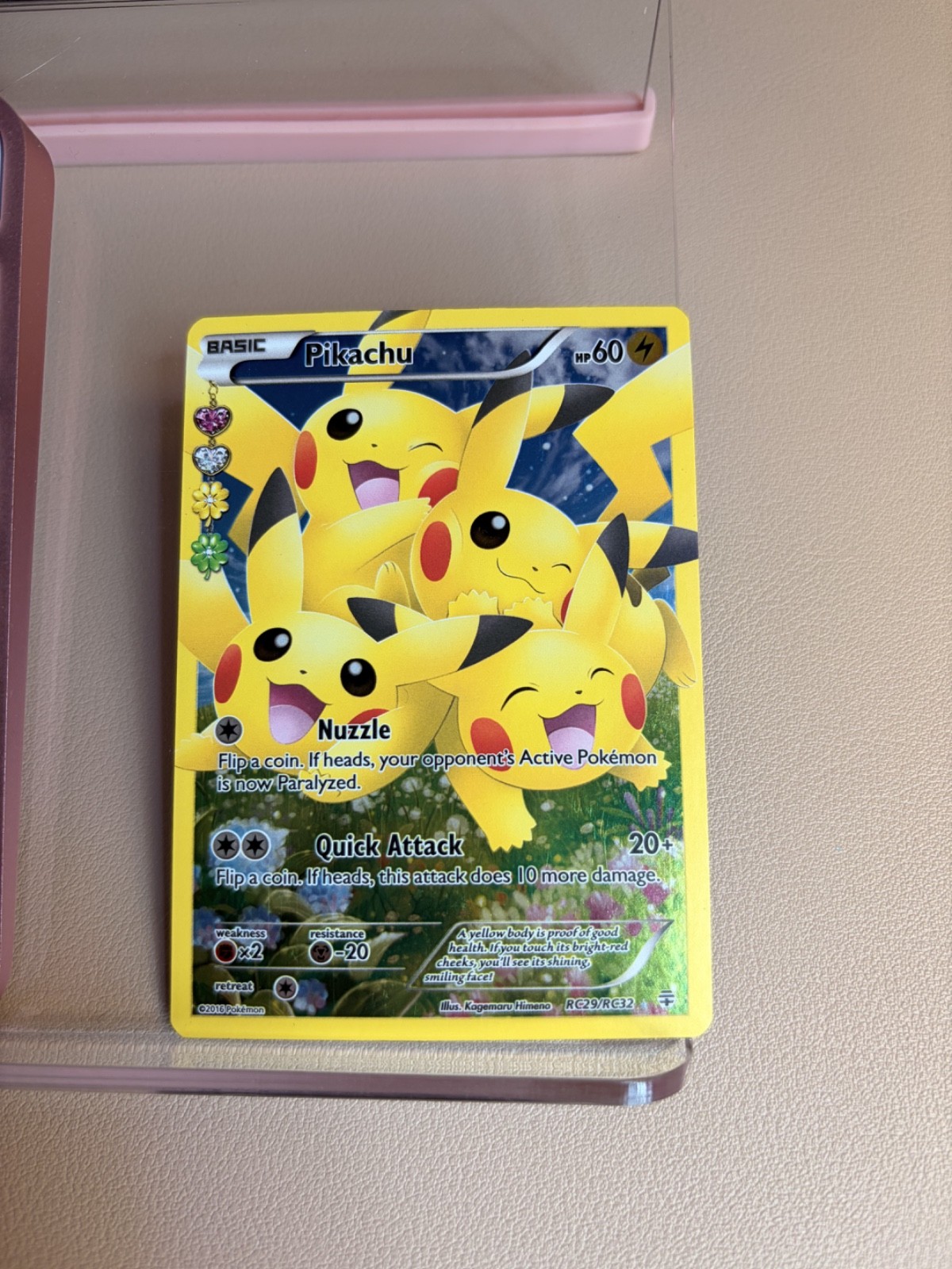 Pokemon TCG Pikachu Generations: Radiant Collection RC29/RC32 Full Art 2016: LP