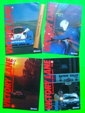 Four 1989 -91 NISSAN MOTOR SPORTS Victory Lane BOOKS Publications BROCHURE Xlnt