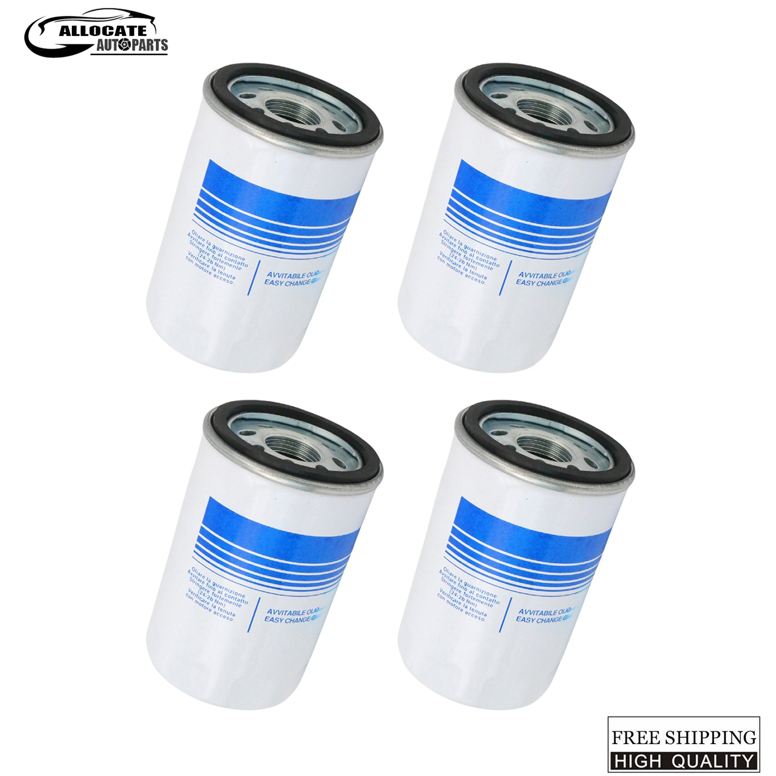 Lamborghini Aventador 1975-1976 Oil filters 4 pcs P/N 07M115561B