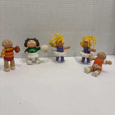 Vintage Lot Of 5 Little Cabbage Patch Kids