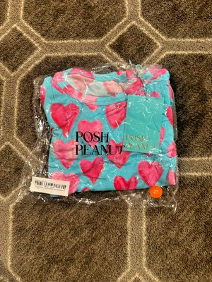 New Post Peanut Queen of Hearts Long Sleeve Basic Twirl Skirt Bodysuit - 2T