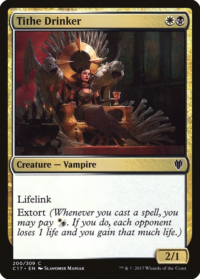 MTG Tithe Drinker  - Commander 2017 #200