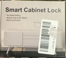 Smart Cabinet Lock, Anweller Hidden No Drill Adhesive Magnetic Baby Lock, Black