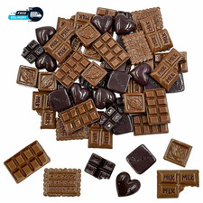 Fake Chocolate 60Pcs Simulation Chocolate Artificial Food Chocolates Resin