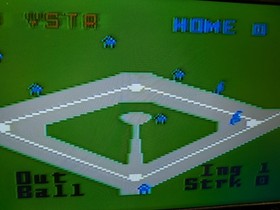 1978 Intellivision Major League Baseball #2614 Mattel Electronics MLB 