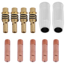 11pcs Nozzles Contact Tips Holders MIG Welder Consumable Accessory Fit For 1 DSO