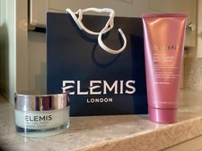 Elemis Pro-Collagen Marine Cream + English Rose Body Cream Gifting Set With Bag.
