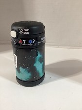THERMOS FUNTAINER 16oz Stainless Steel Vacuum Insulated Food Jar w Spoon, Galaxy