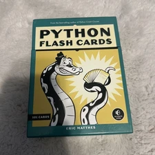 Python Flash Cards : Syntax, Concepts, and Examples by Eric Matthes (2019 Cheap