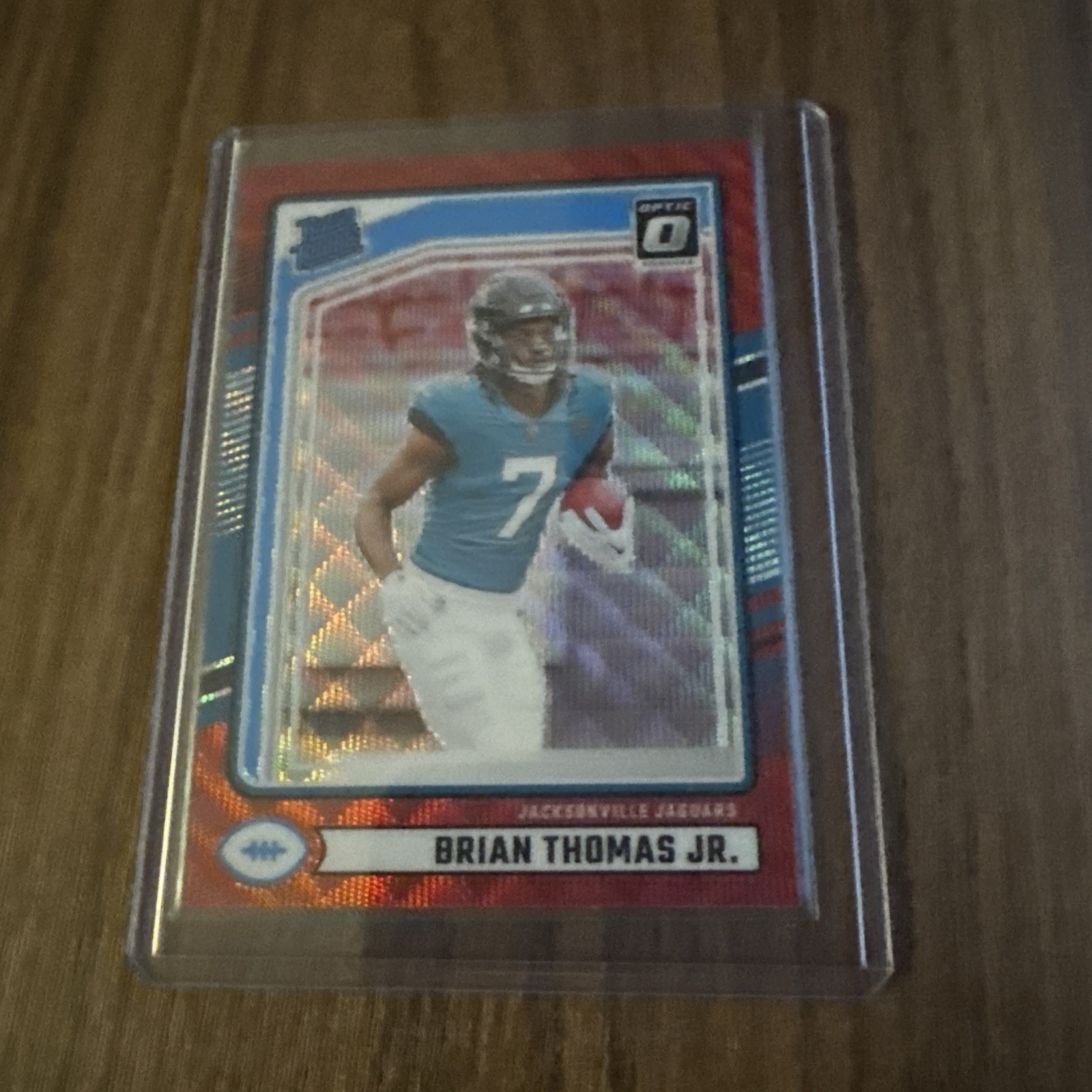 2024 Brian Thomas Jr. Panini Donruss Optic Preview Red Wave Rated Rookie RC #313