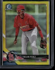 2018 Bowman Delvin Perez #BCP138