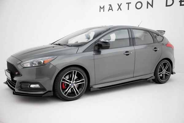 Seitenschweller Flaps Passend FüR Ford Focus St Mk3 Fl Schwarz Hochglanz-image