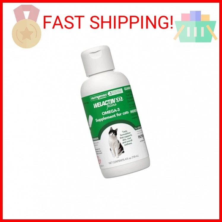 Welactin Omega-3 Soporte para Piel y Pelaje, Líquido, 4 OZ, Verde Foto 2 de 2