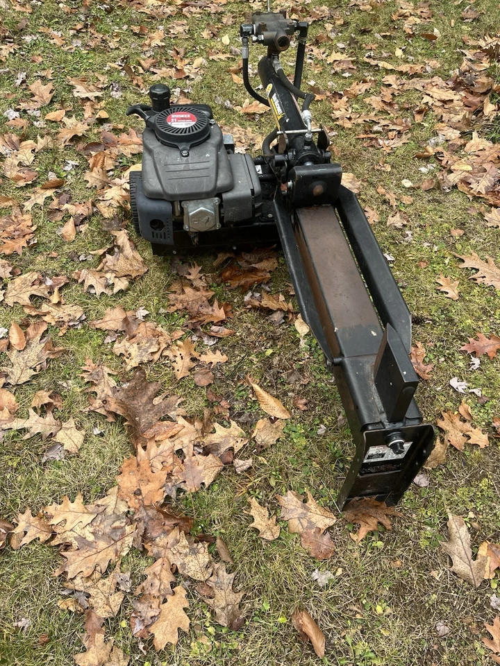 Separador de troncos máquina de 8 toneladas divisor de troncos retráctil Foto 3 de 3