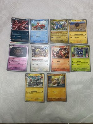 Pokémon 10 Karten MEG Mit Glitzerkarte