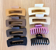 Set of 8 Hair Claw Clips 4 in