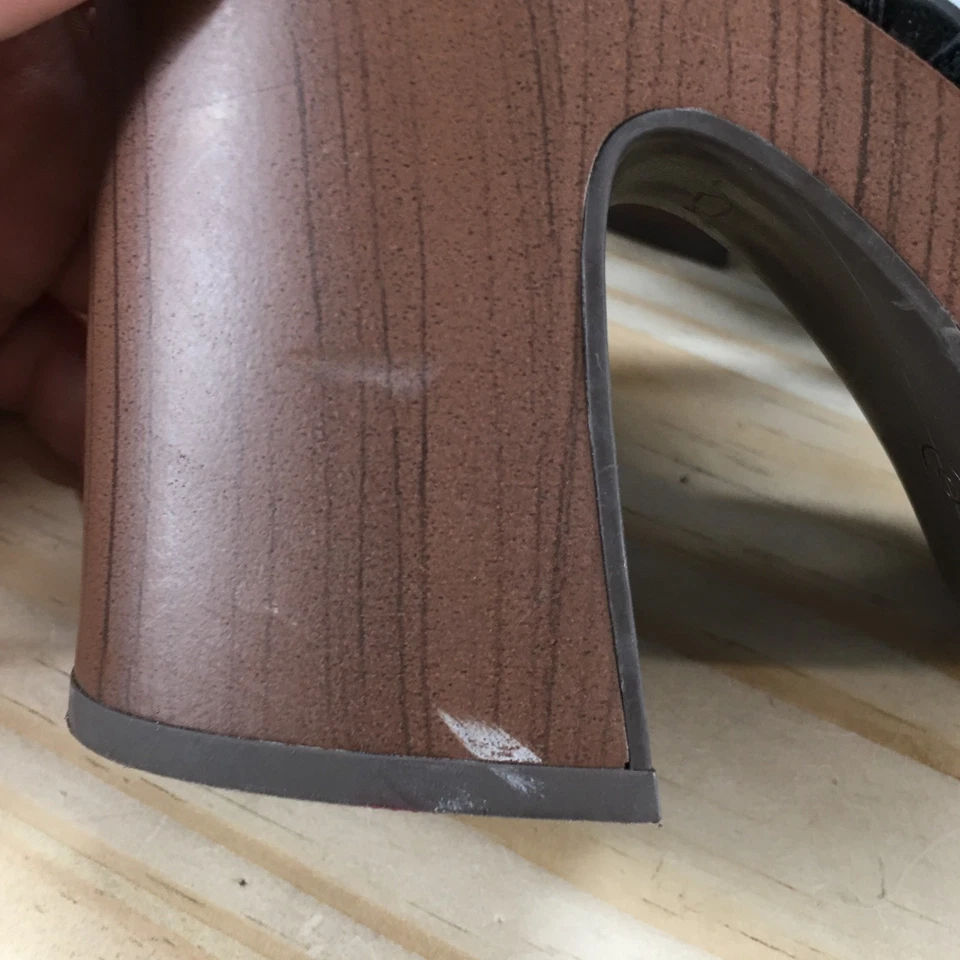 Wild Pair Heels Womens 5 M Scarlitt Platform Black Open Toe Casual Block NEW - Image 4 of 4