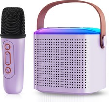 Portable Karaoke Machine with Wireless Microphones,Bluetooth AUX/USB/TF Support