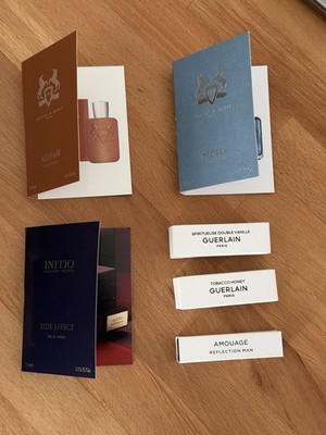 6x Originalproben: Amouage, Parfums de Marly, Initio, Guerlain